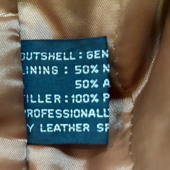 ~~LUCKY LEATHER VINTAGE Men's M UNIQUE Maxi 100% Leather BROWN Coat..VGUC!!!!.. - Picture 8 of 13